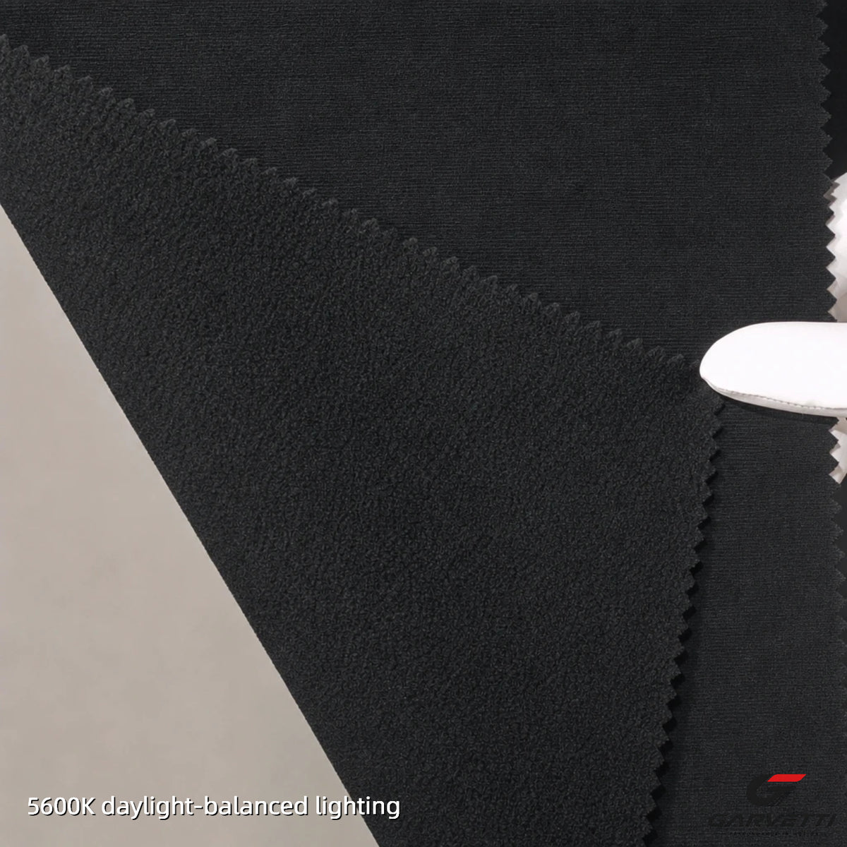 Laminated Thermal Softshell Fabric by Meter, Nylon Spandex Stripe + Polar Fleece Back, 300gsm, Stretch Warm, Winter Cycling Jacket