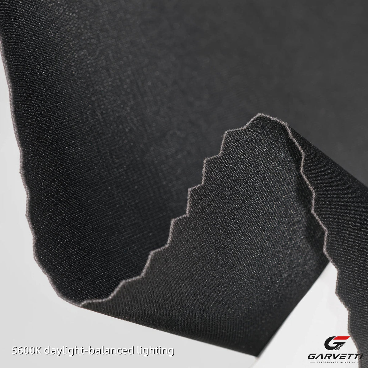 Black 20/20 Nylon Spandex Interlock Fabric by Meter, 75% Nylon 25% Spandex, 120gsm, Lightweight Smooth, Summer