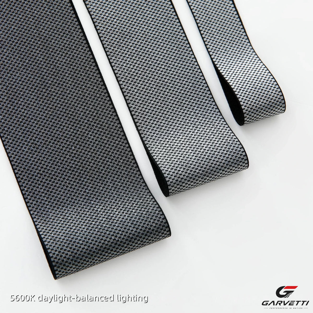 Ultra Thin Black Check Non-Slip Gripper Elastic Webbing Band, 50% Nylon 50% Spandex, 5cm Wide, Cycling Shorts Leg Hem