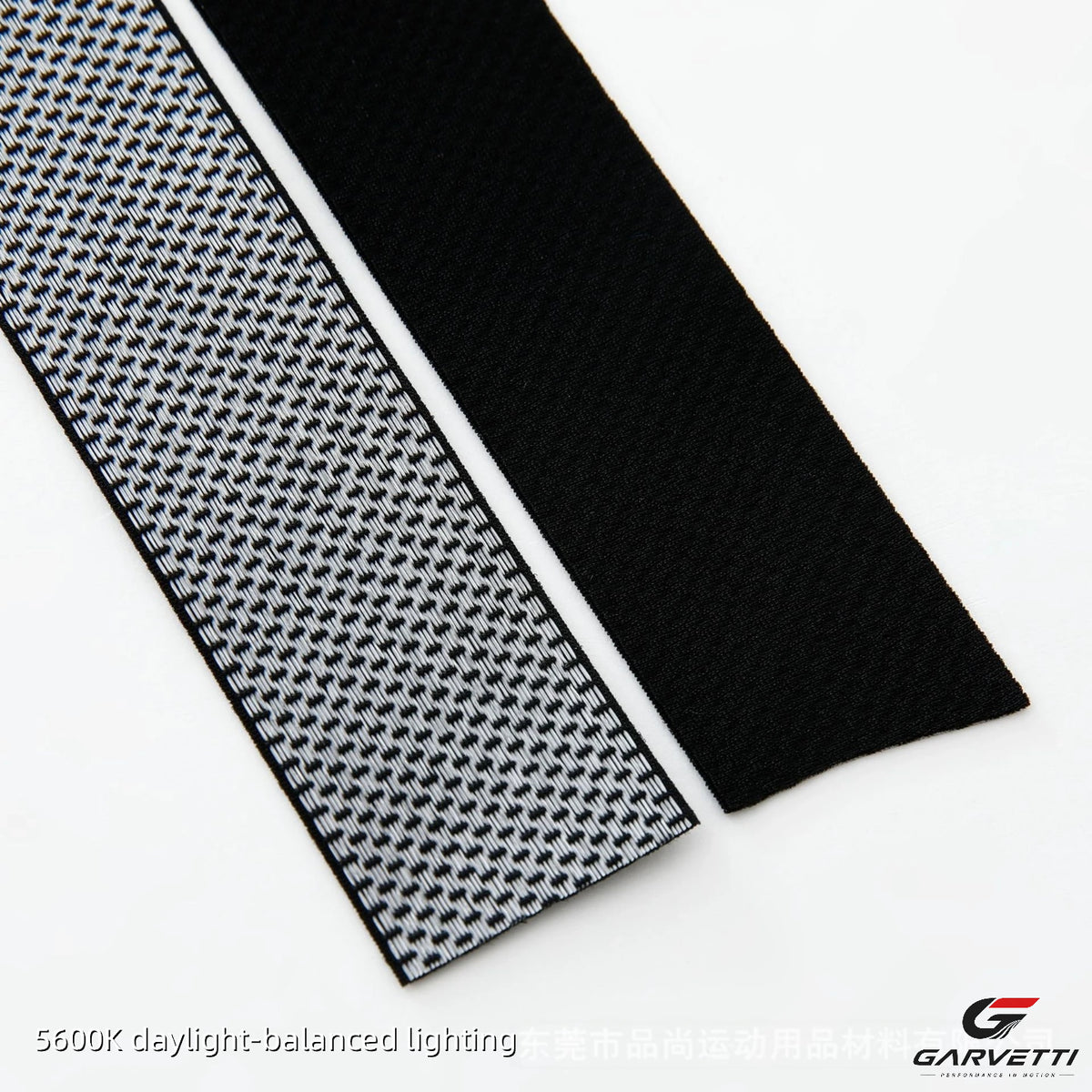 Ultra Thin Black Check Non-Slip Gripper Elastic Webbing Band, 50% Nylon 50% Spandex, 5cm Wide, Cycling Shorts Leg Hem