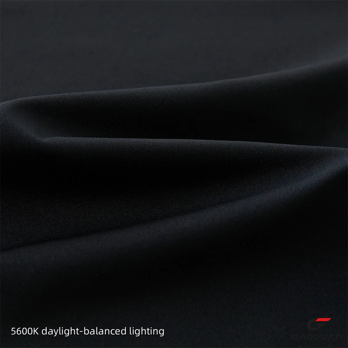 Black 30/30 Nylon Spandex Interlock Fabric by Meter, 71% Nylon 29% Spandex, 200gsm, Moisture Wicking, Double Face Smooth