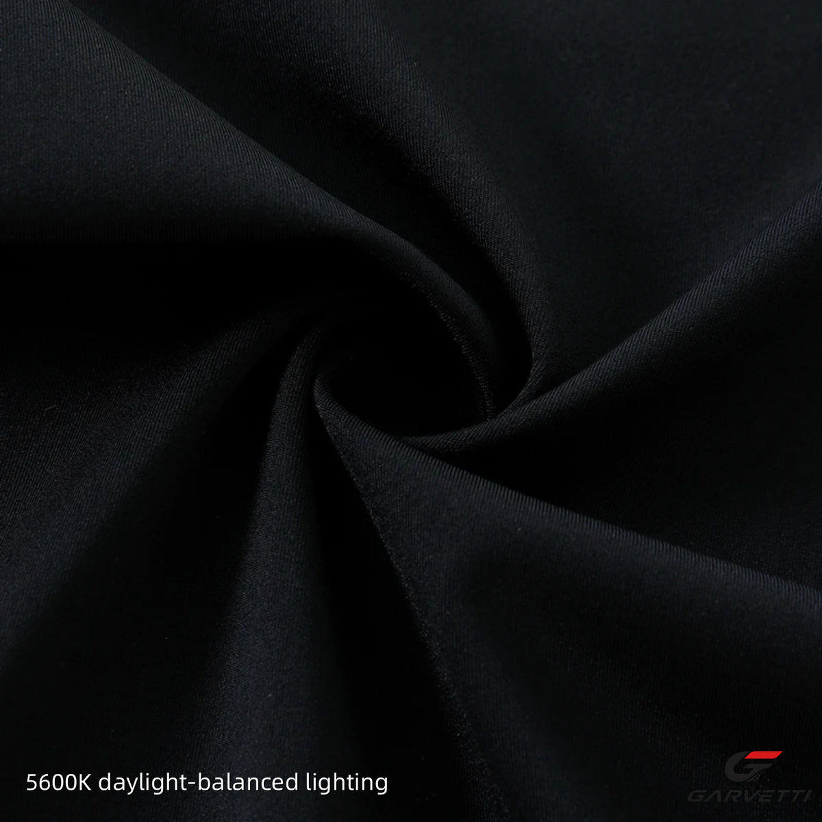 Black 30/30 Nylon Spandex Interlock Fabric by Meter, 71% Nylon 29% Spandex, 200gsm, Moisture Wicking, Double Face Smooth