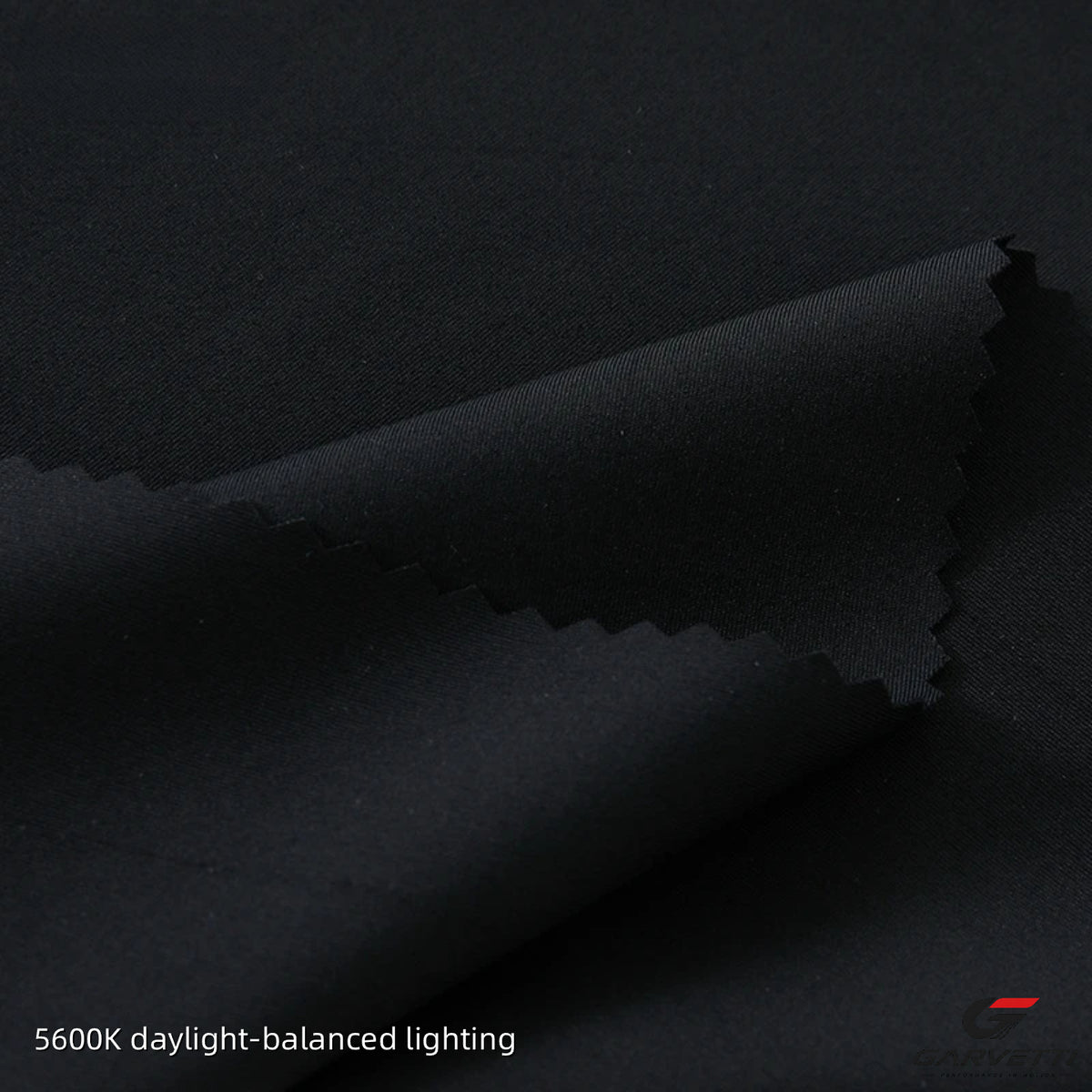 Black 30/30 Nylon Spandex Interlock Fabric by Meter, 71% Nylon 29% Spandex, 200gsm, Moisture Wicking, Double Face Smooth