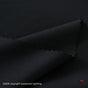 Black 30/30 Nylon Spandex Interlock Fabric by Meter, 71% Nylon 29% Spandex, 200gsm, Moisture Wicking, Double Face Smooth