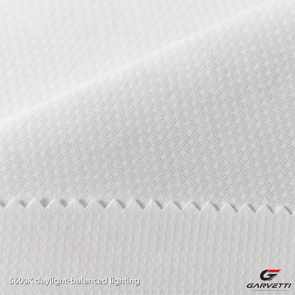 Moisture Wicking Anti-Bacterial Jacquard Running Fabric by Meter, 66% Polyester 22% Poly 12% Spandex, 105gsm, 4-Way Stretch, Custom Sublimation Print