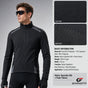 Laminated Thermal Softshell Fabric by Meter, Nylon Spandex Stripe + Polar Fleece Back, 300gsm, Stretch Warm, Winter Cycling Jacket