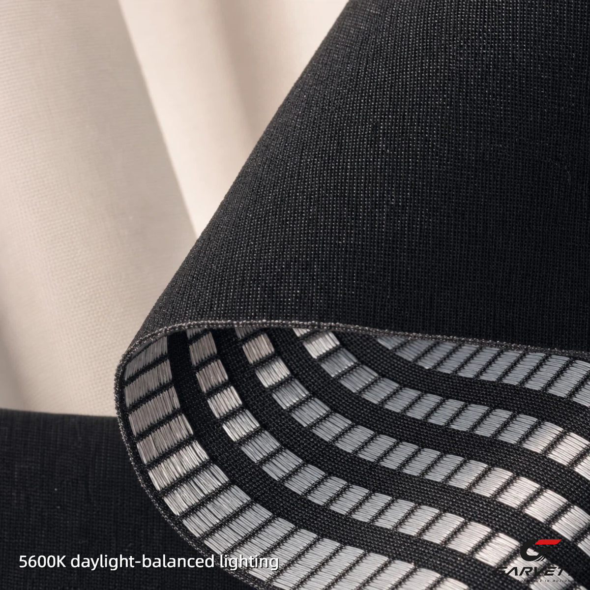Ultra Thin Black Check Non-Slip Gripper Elastic Webbing Band, 50% Nylon 50% Spandex, 5cm Wide, Cycling Shorts Leg Hem