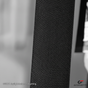 Black Anti-Slip Band - Check Pattern (Heavyweight) by Meter, 50% Nylon + 50% Spandex, 260 gsm, Yarn-integrated anti-slip grip
